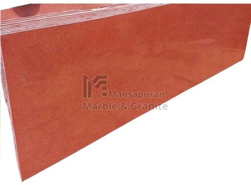 Red Polished Finish Granite Slab