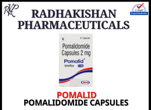 Pomalid Pomalidomide capsules