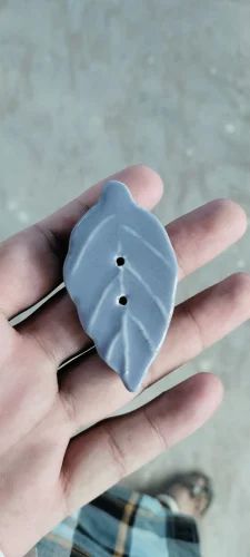 Leaf Shape Ceramic Incense Holder