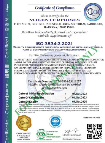 ISO 3834-1:2021 Certification Service