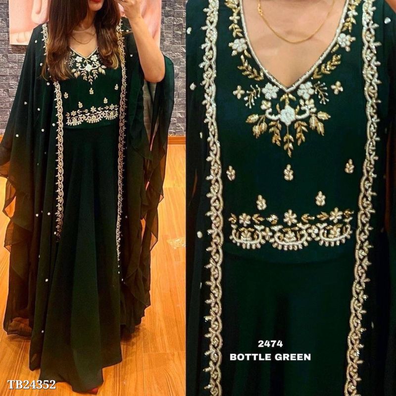 Buy Bottle Green Dresses for Women by Mabish By Sonal Jain Online | Ajio.com