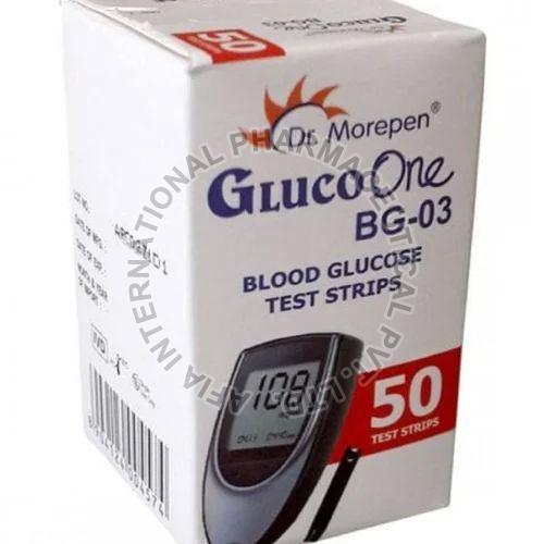 Dr. Morepen Gluco One BG 03 Blood Glucose Test Strips