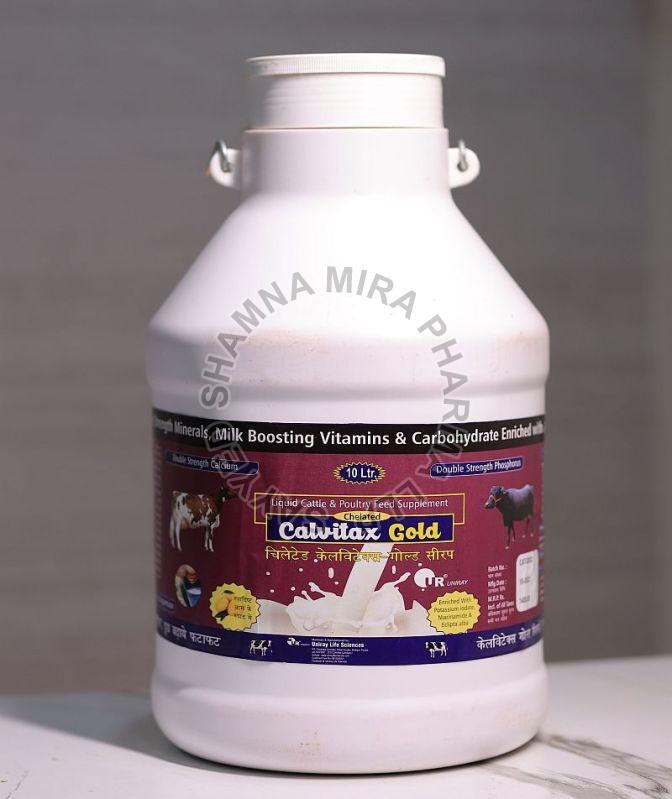 10 Litre Calvitax Gold Cattle & Poultry Feed Supplement