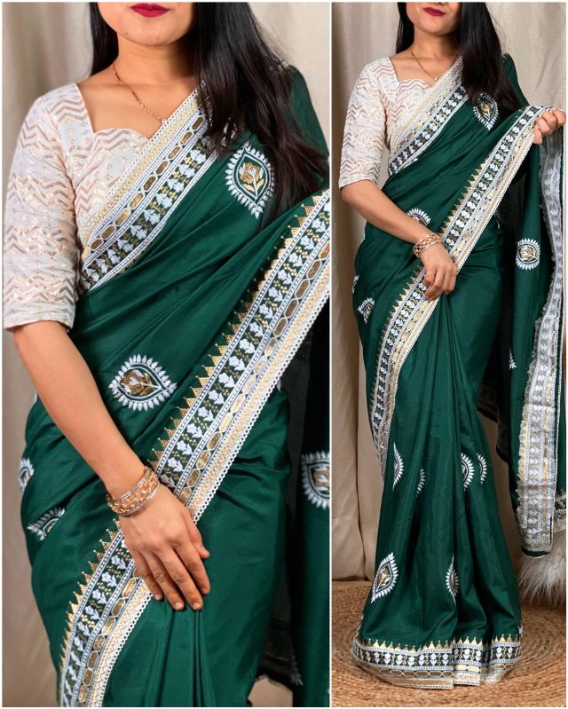 Zari Work Saree