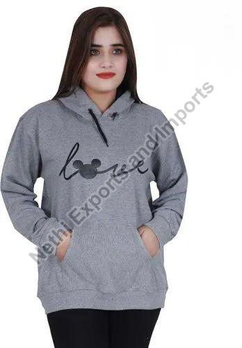 Ladies Woolen Hoodies