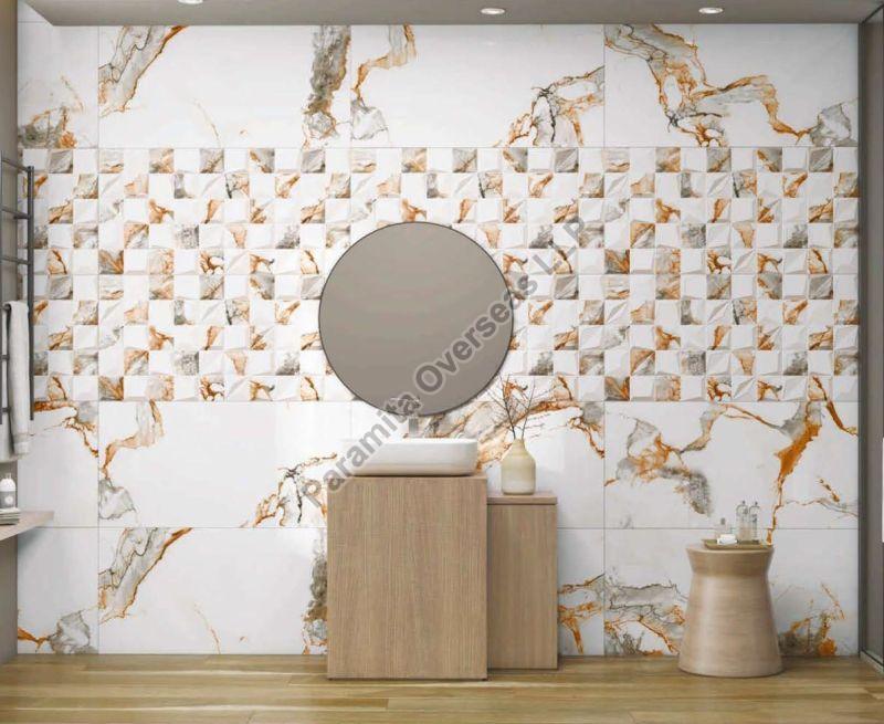 Golden Magical Statuario Ceramic Digital Wall Tiles
