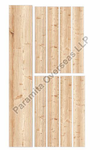RO Wood Beige Wooden Strip Ceramic Tiles