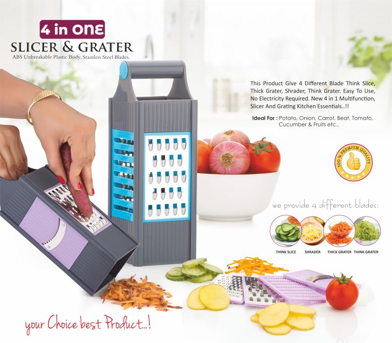 4 In 1 Slicer & Grater