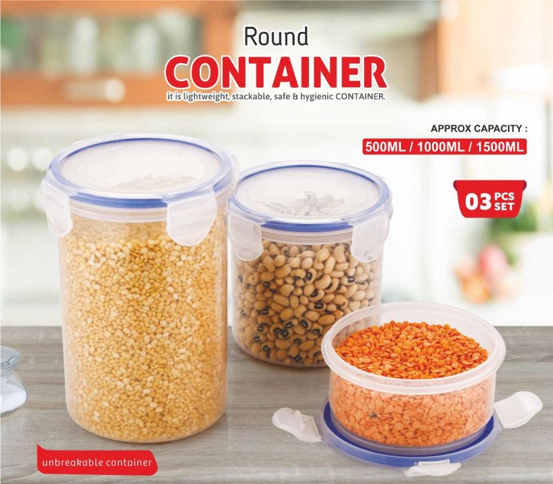 Round Kitchen Container