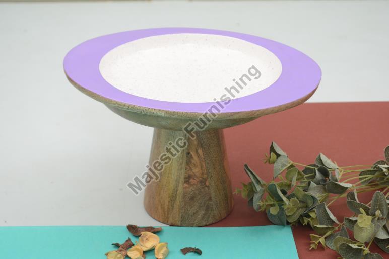 Simple Touch Wooden Cake Stand