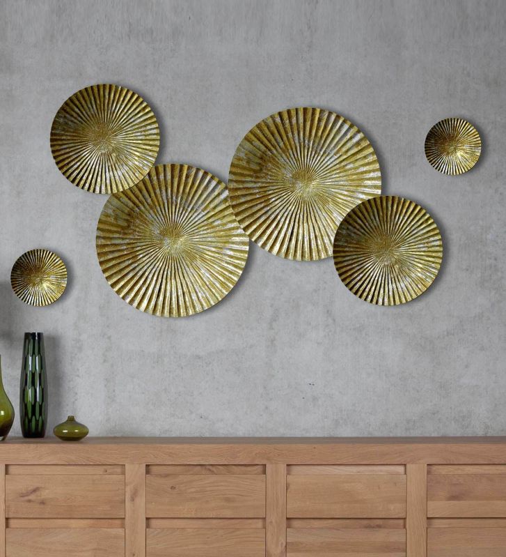 Round Hammered Wall Art