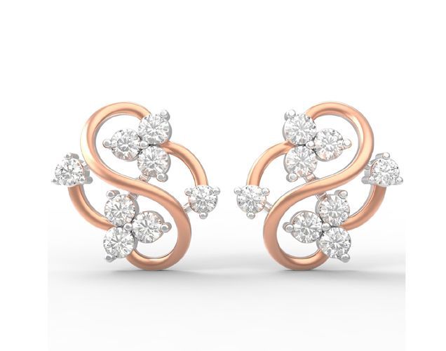 3.255 Grams Diamond Earrings