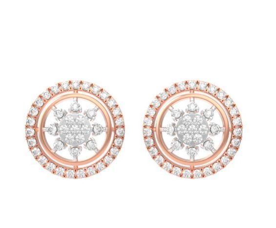 5.069 Grams Diamond Earrings