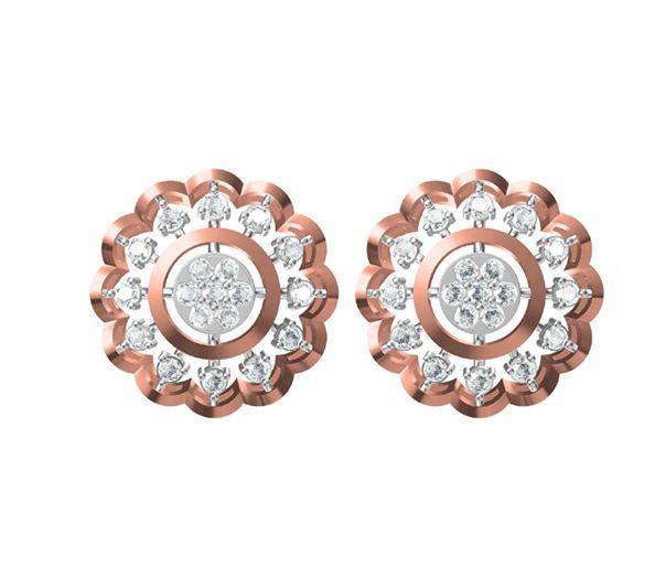 5.714 Grams Diamond Earrings
