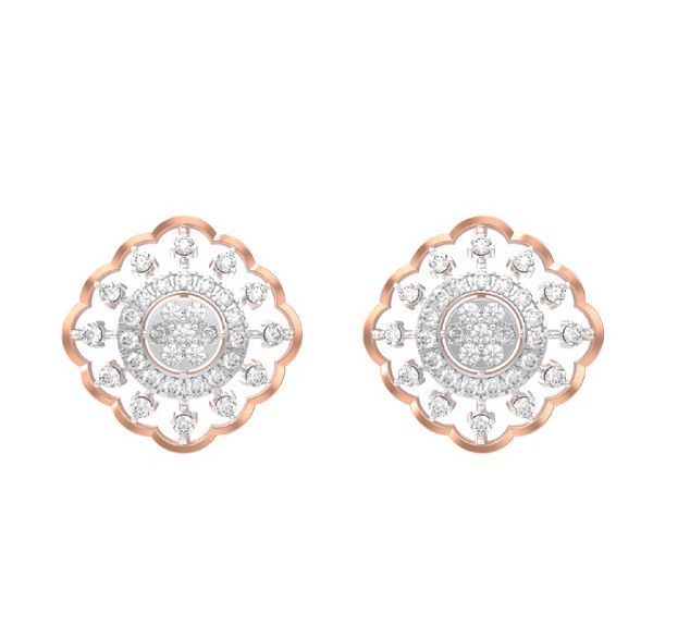 5.973 Grams Diamond Earrings