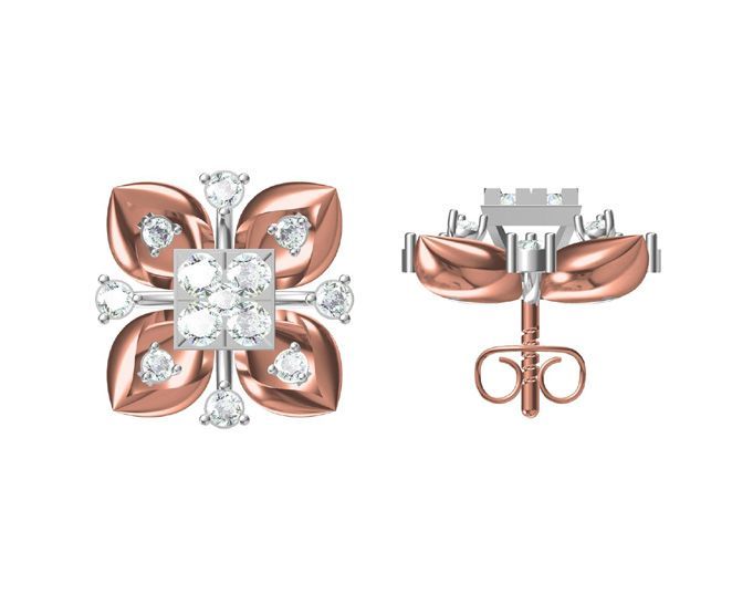 7.659 Grams Diamond Earrings