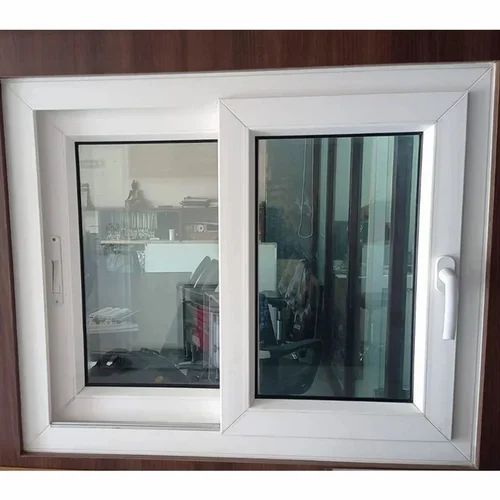 White UPVC Sliding Windows