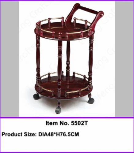 5502T Wooden Serving Trolley