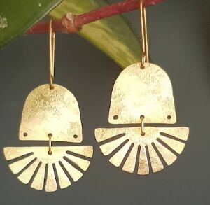 Ladies Fancy Brass Earrings