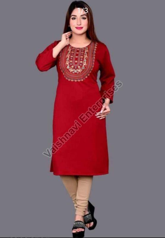 Ladies Woolen Fleece Kurti