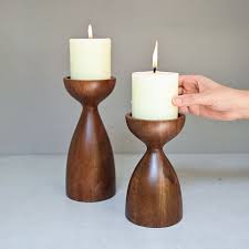 Wooden Candle Stand