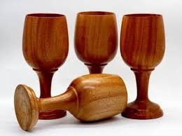 Wooden Wine Glass