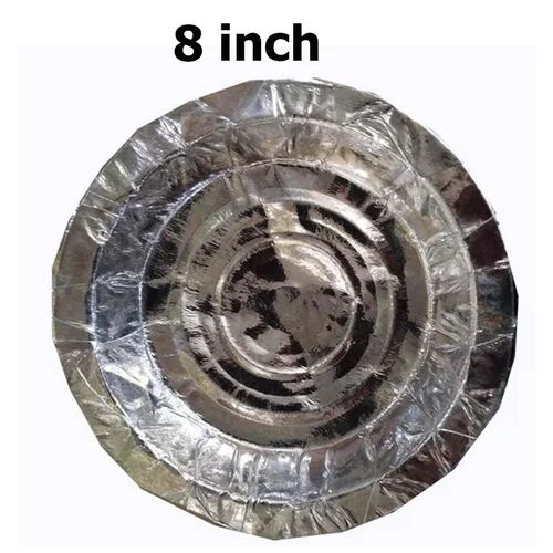 8 Inch Disposable Silver Paper Bowl
