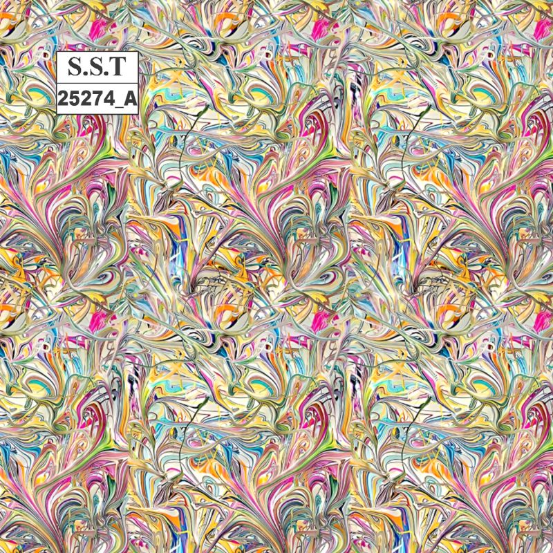 S.S.T 25274_A Mens Printed Rayon Kurta Fabric
