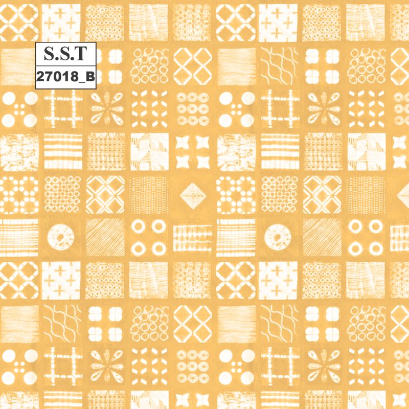 S.S.T 27018_B Mens Printed Rayon Kurta Fabric