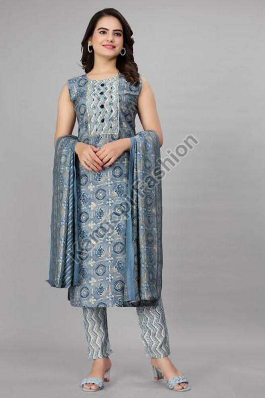 Ladies Fancy Kurta and Pant with Dupatta Set