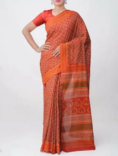 Printed Cotton Saree