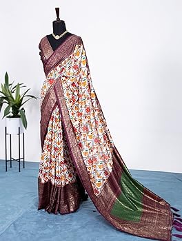 Printed Silk Saree