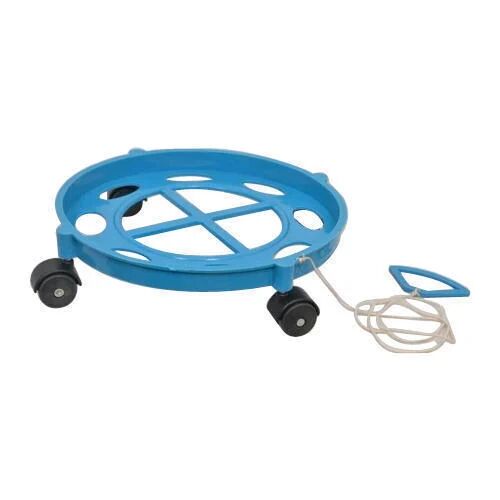 Blue LPG Cylinder Trolley