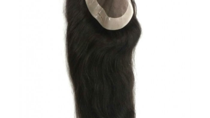 24inch Ladies Black Hair Patch