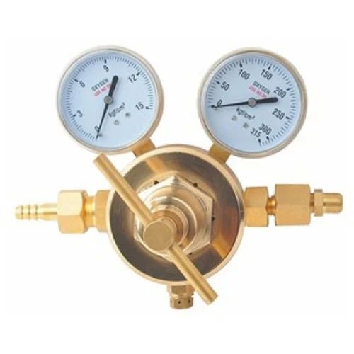 Double Meter Brass Regulator