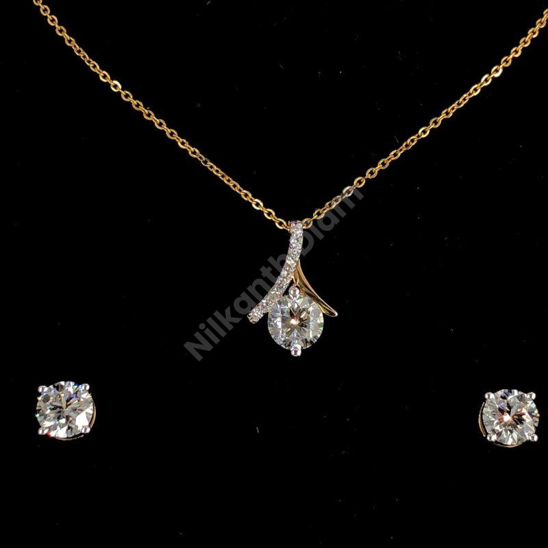 Diamond Pendant Set