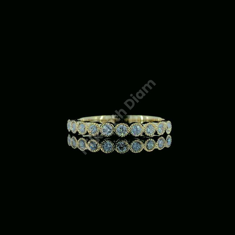 Round Diamond Half Eternity Ring