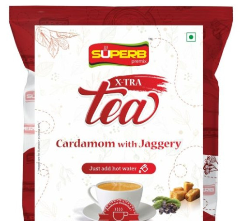 1Kg Superb X-Tra Jaggery Cardamom Tea Premix