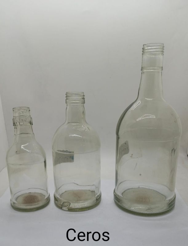 Ceros Glass Liquor Bottle