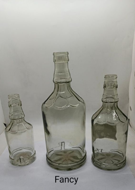 Fancy Glass Liquor Bottle