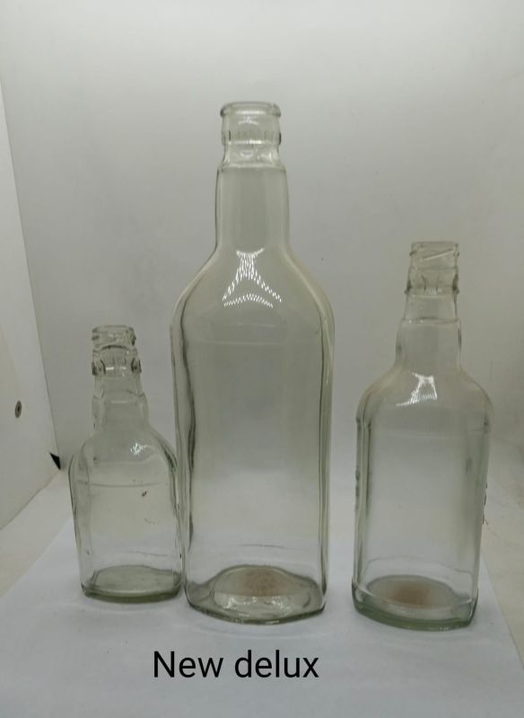 New Delux Glass Liquor Bottle