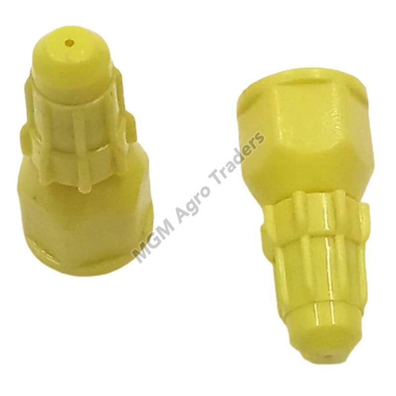 ABS Plastic 1 Hole Spray Yellow Nozzle