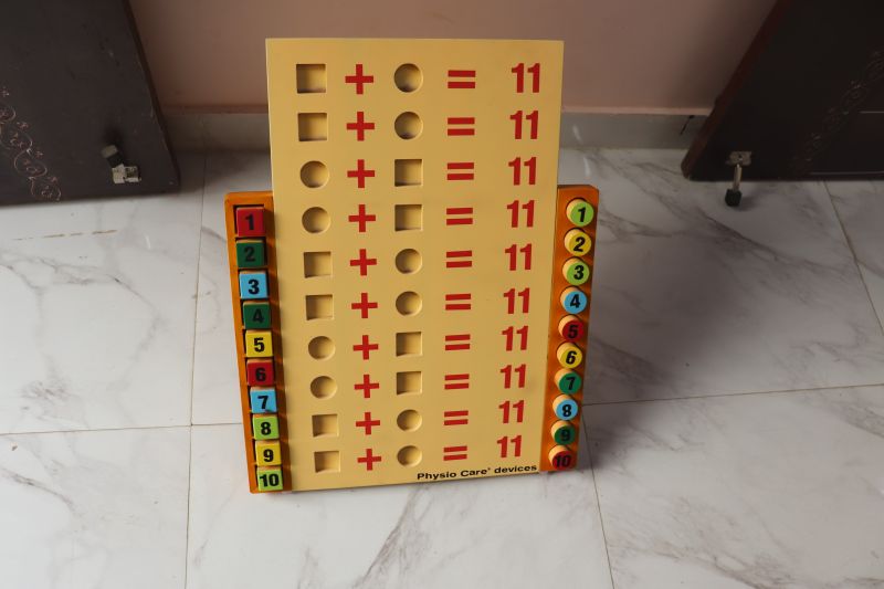 Math Puzzle Peg Board