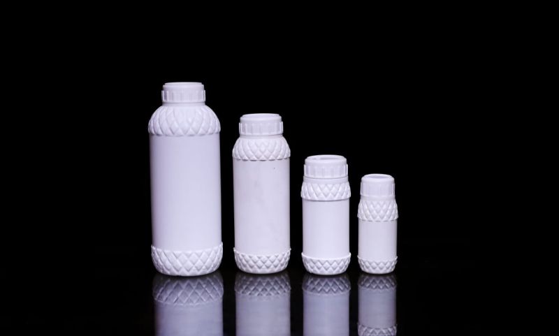 Diamond Pattern HDPE Pesticide Bottle