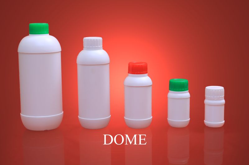 HDPE Dome Shape Pesticide Bottle
