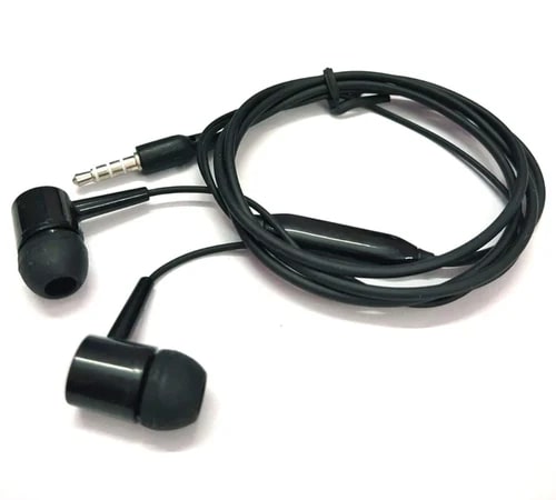 Black Mobile Earphones