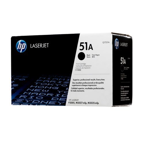 HP 51A Black Original LaserJet Toner Cartridge