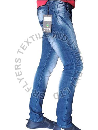 Mens Dobby Denim Jeans