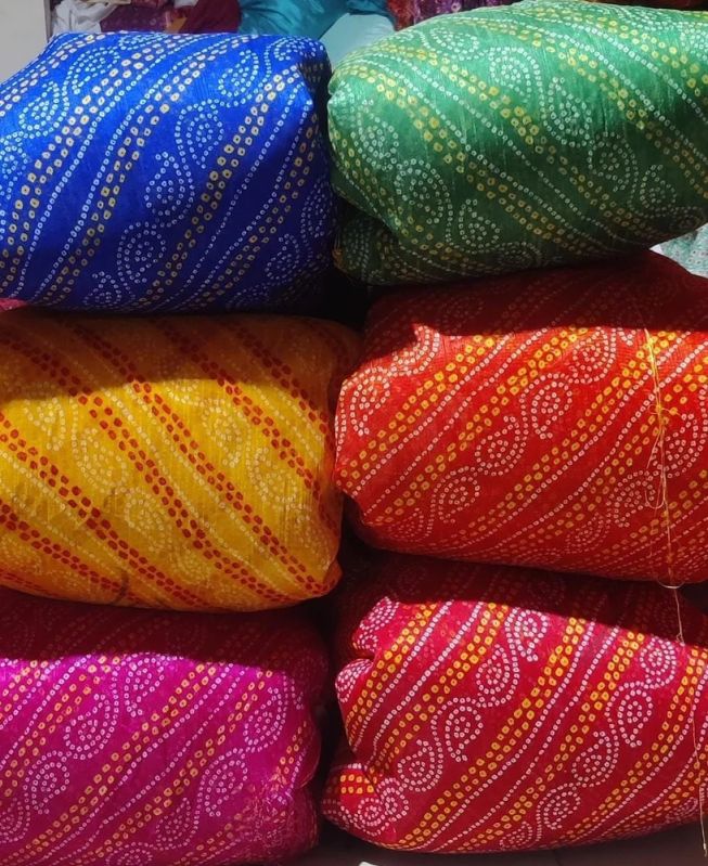 Multicolor Patola Print Silk Fabric