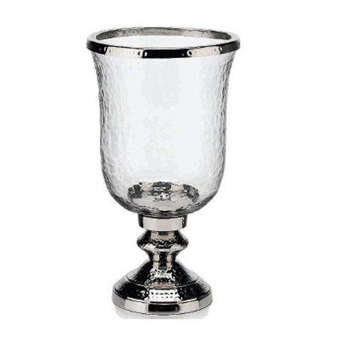 Crystal Glass Hurricane Candle Holder